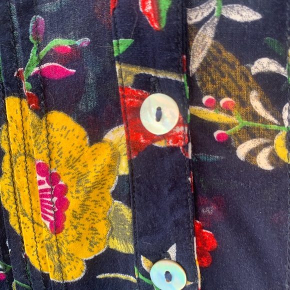 Floral Button Shirt from India - Picture 4 of 5